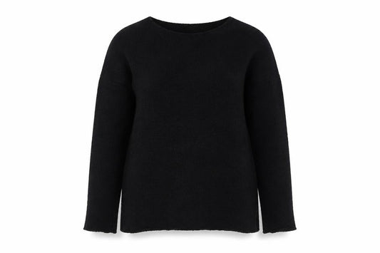 ASOS Womens Black Round Neck Acrylic Pullover Jumper Size S