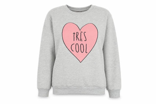 Atmosphere Womens Grey Polyester Pullover Sweatshirt Size 6 Pullover - Tres Cool