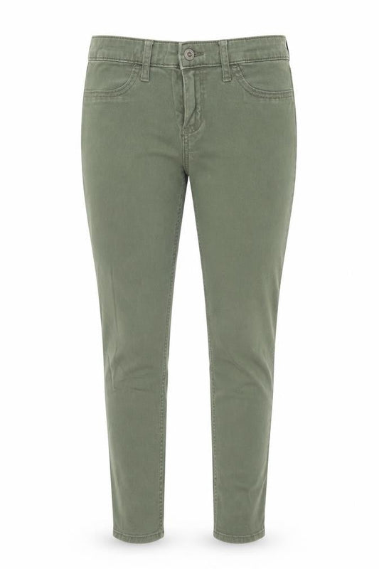 Next Womens Green Cotton Skinny Jeans Size 26 in L20 in Regular Button