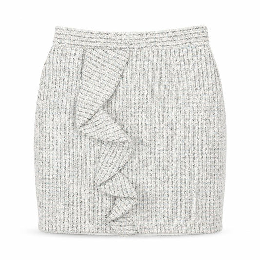 Topshop Womens Multicoloured Cotton Mini Skirt Size 8 Zip