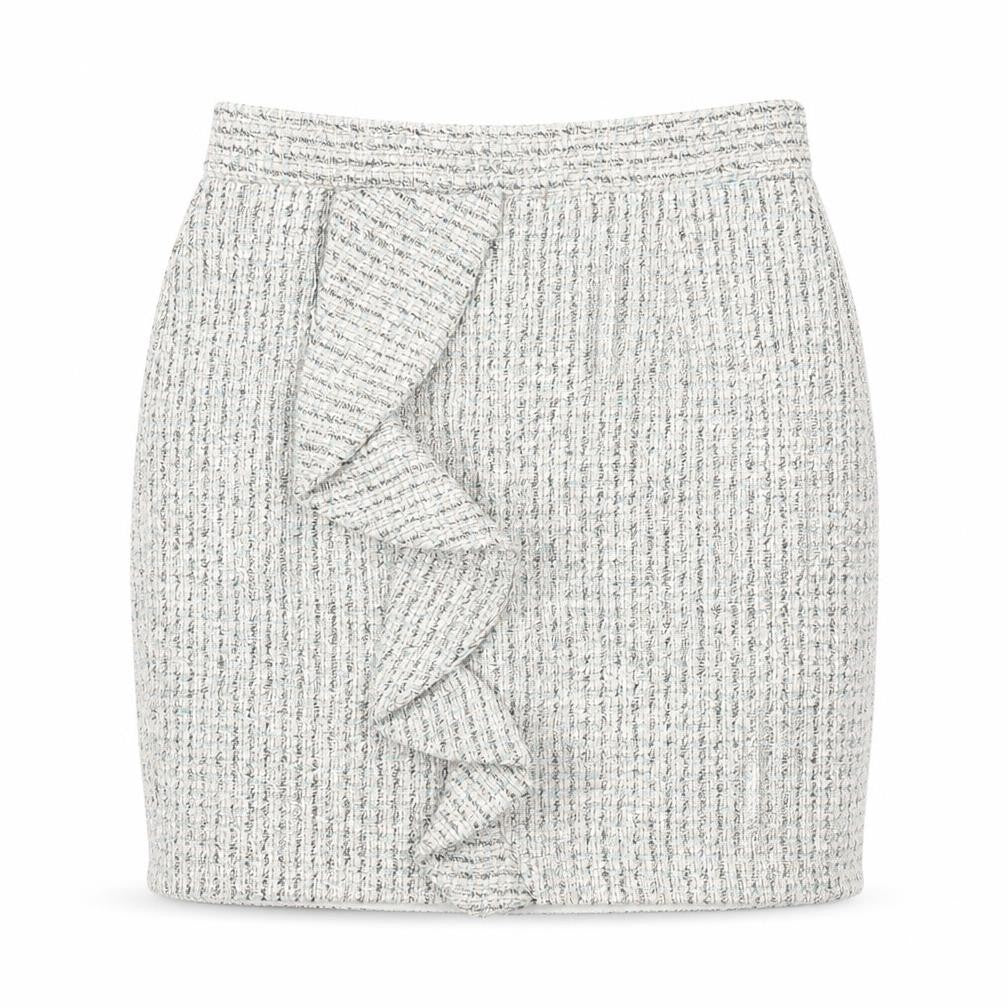 Topshop Womens Multicoloured Cotton Mini Skirt Size 8 Zip
