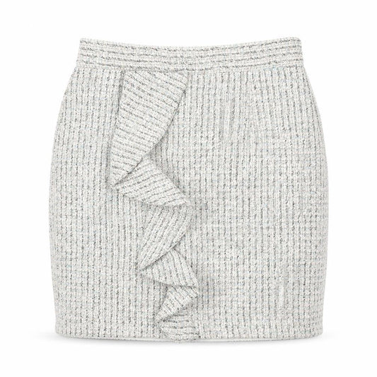 Topshop Womens Multicoloured Cotton Mini Skirt Size 8 Zip