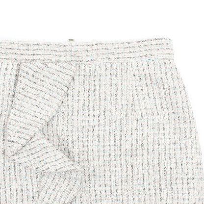 Topshop Womens Multicoloured Cotton Mini Skirt Size 8 Zip