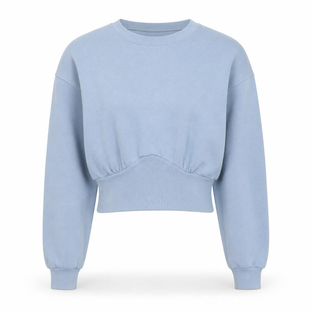 H&M Womens Blue Cotton Pullover Hoodie Size M Pullover