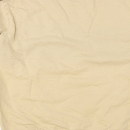 H&L Womens Beige Cotton Pullover Sweatshirt Size L Pullover - Harper