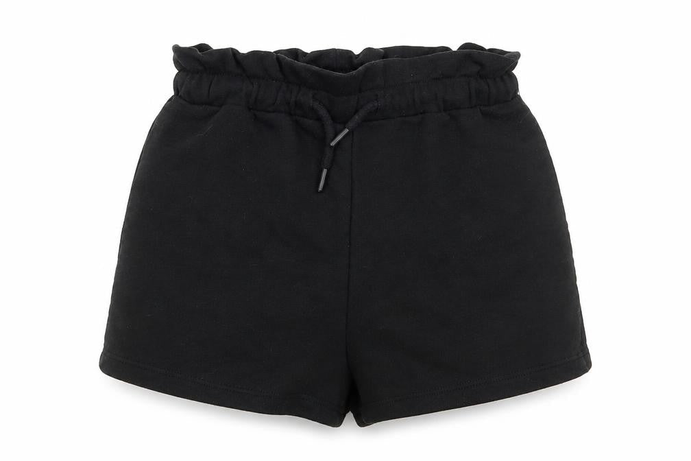 Primark Womens Black Polyester Paperbag Shorts Size XS Regular Drawstring