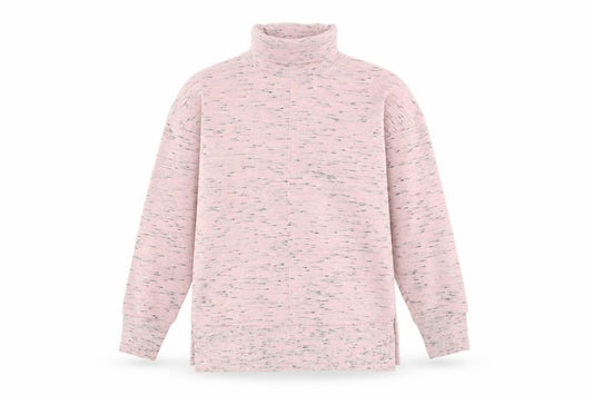 Marks and Spencer Womens Pink Cotton Pullover Sweatshirt Size 12 Pullover