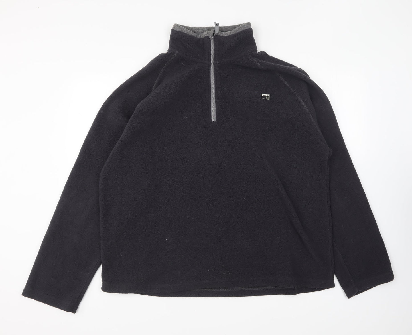 Cargo Quay Mens Blue Polyester Pullover Sweatshirt Size L
