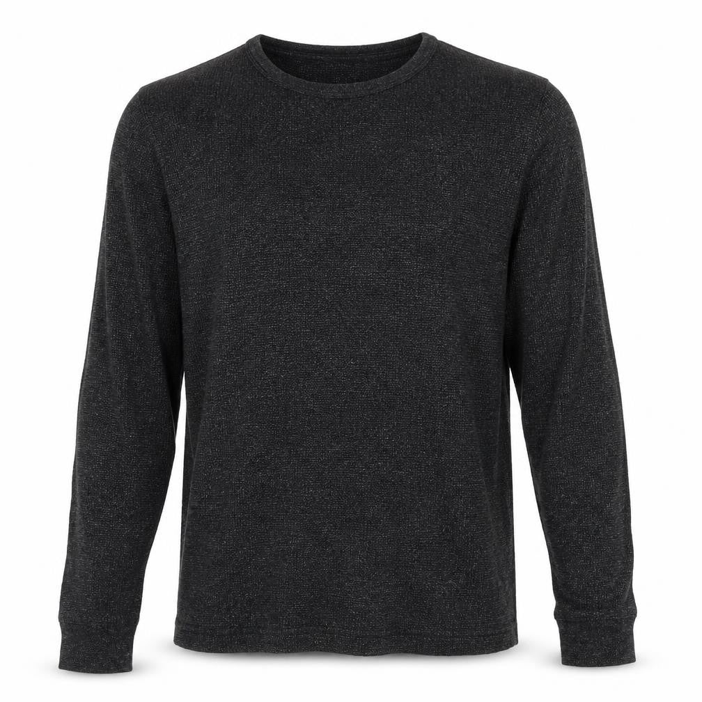 H&M Mens Black Round Neck Cotton Pullover Jumper Size L