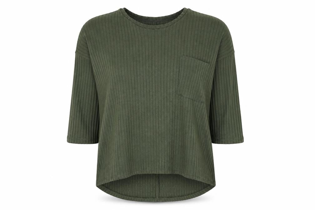 Primark Womens Green Round Neck Polyester Pullover Jumper Size 6