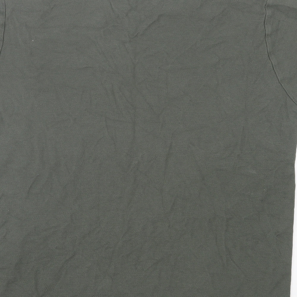 H&M Mens Green Cotton T-Shirt Size S Crew Neck - The Anti-Heroes