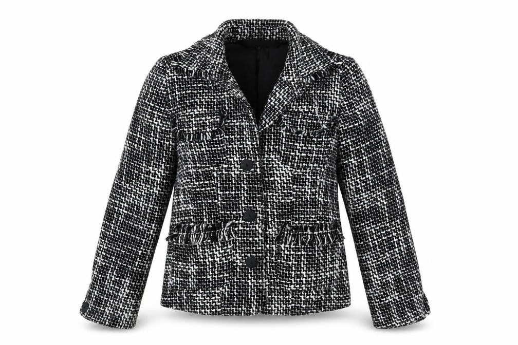 Sara Hogan Womens Black Jacket Blazer Size M Button