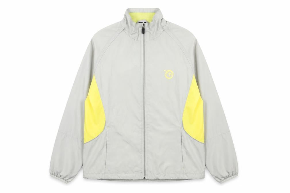 Movement Session Womens Grey Windbreaker Jacket Size 16 Zip