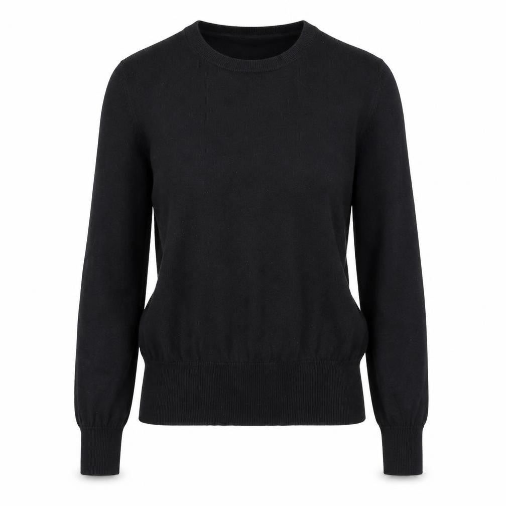 Gap Womens Black Round Neck Rayon Pullover Jumper Size XS