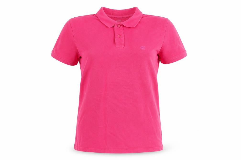 NEXT Womens Pink 100% Cotton Basic Polo Size S Collared - Crown