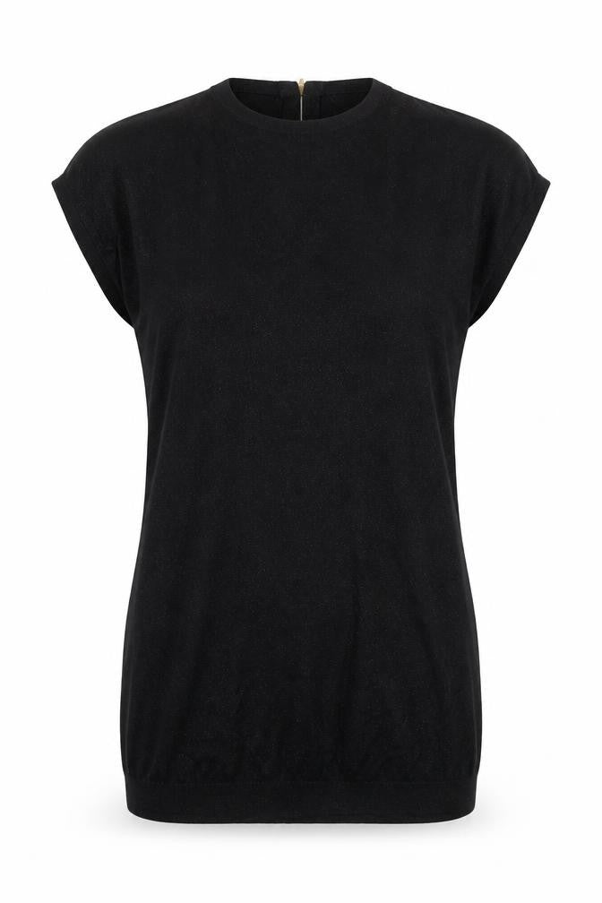 Dorothy Perkins Womens Black Round Neck Viscose Pullover Jumper Size 12