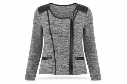 Taifun Womens Grey Jacket Size 10 Zip