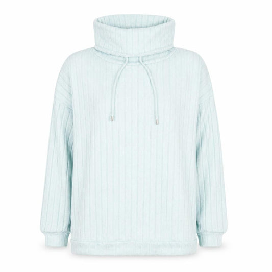 F&F Womens Blue Polyester Pullover Hoodie Size L Pullover - Loungewear
