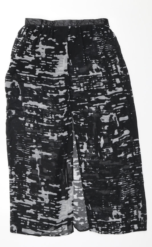 MODO Womens Multicoloured Polyester Straight & Pencil Skirt Size 12 Zip