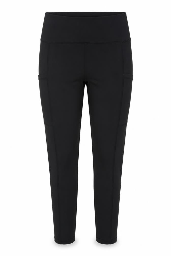 SheIn Womens Black Polyester Jogger Leggings Size L L26 in Regular Button