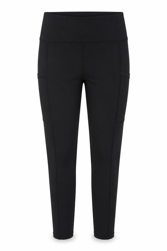SHEIN Womens Black Polyester Jogger Leggings Size L L26 in Regular Button
