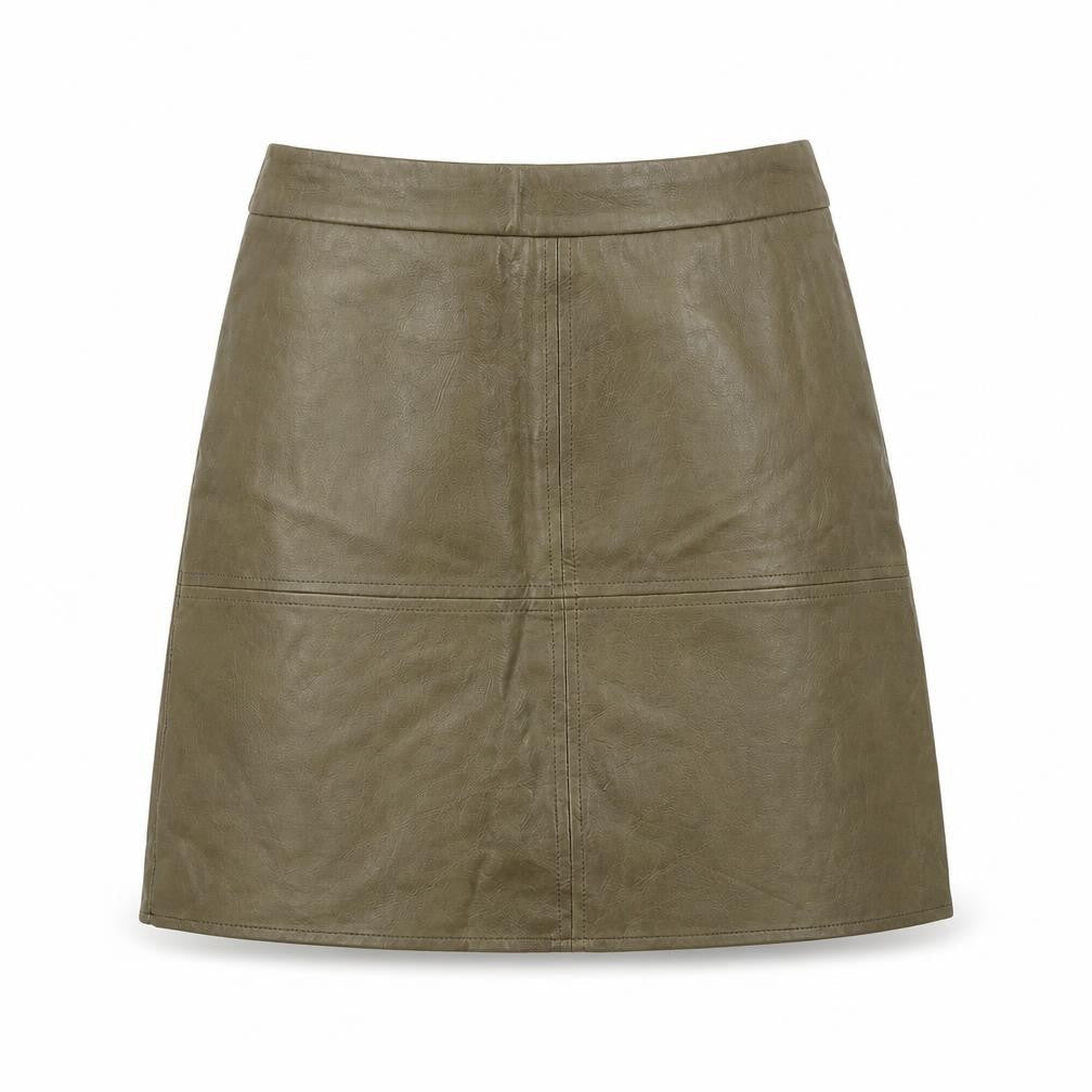 SHEIKE Womens Green Polyester A-Line Skirt Size 8 Zip