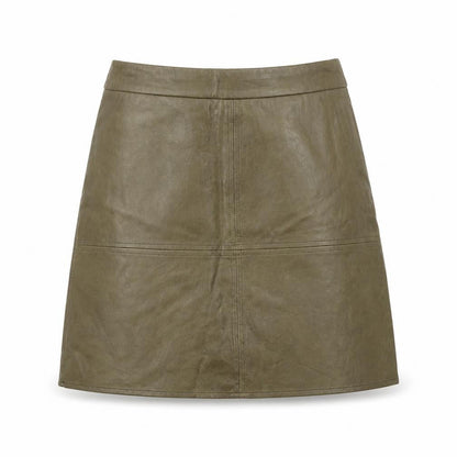 SHEIKE Womens Green Polyester A-Line Skirt Size 8 Zip