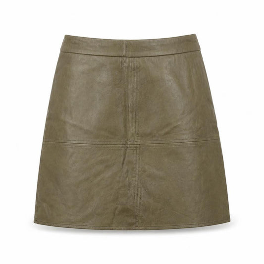 SHEIKE Womens Green Polyester A-Line Skirt Size 8 Zip