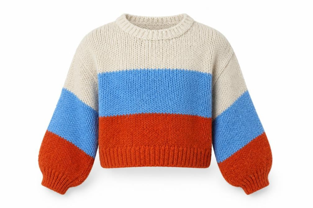 New Look Girls Multicoloured Round Neck Acrylic Pullover Jumper Size 12-13 Years Pullover