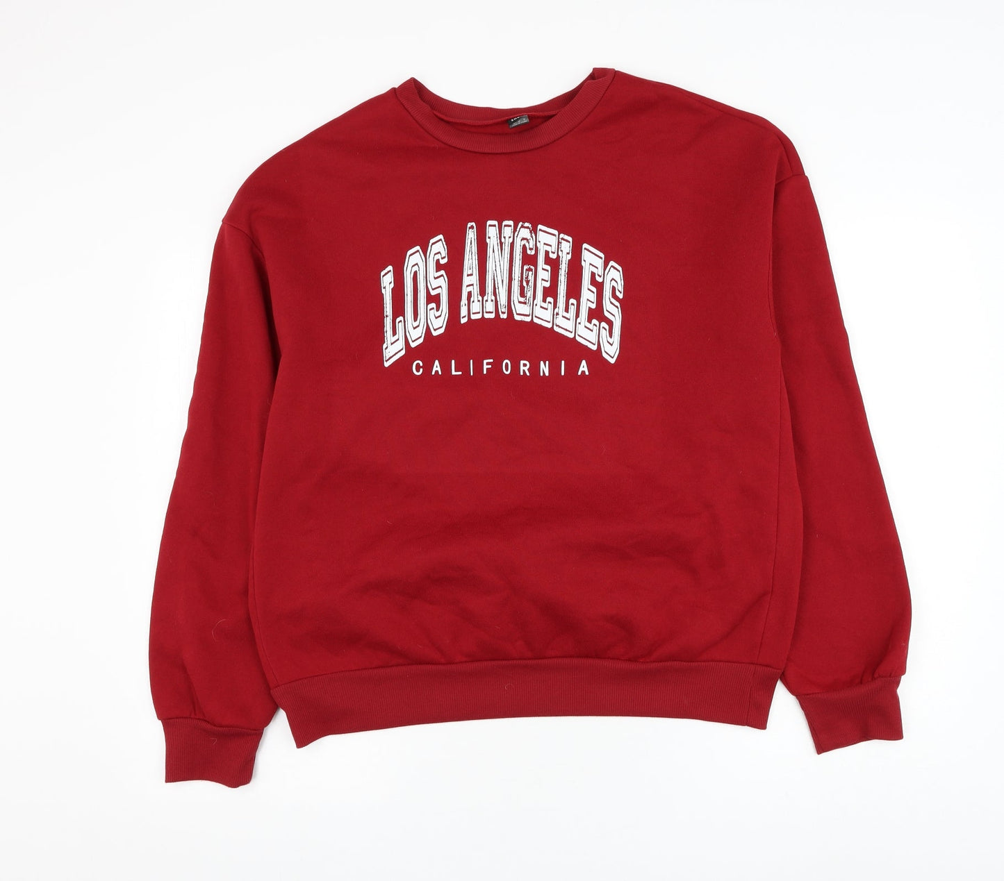 SheIn Womens Red Polyester Pullover Sweatshirt Size S Pullover - Los Angeles