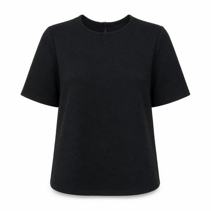 Next Womens Black Round Neck Geometric Nylon Pullover Jumper Size 6