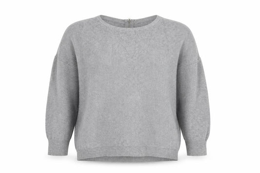 Atmosphere Womens Grey Round Neck Viscose Pullover Jumper Size 14