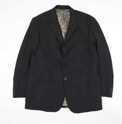 Impressions Mens Green Polyester Jacket Suit Jacket Size 44