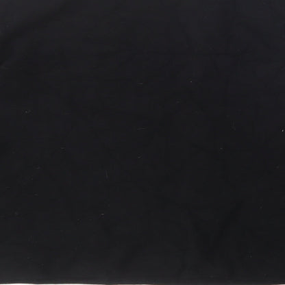 Definitions Womens Black Round Neck Acrylic Pullover Jumper Size 12