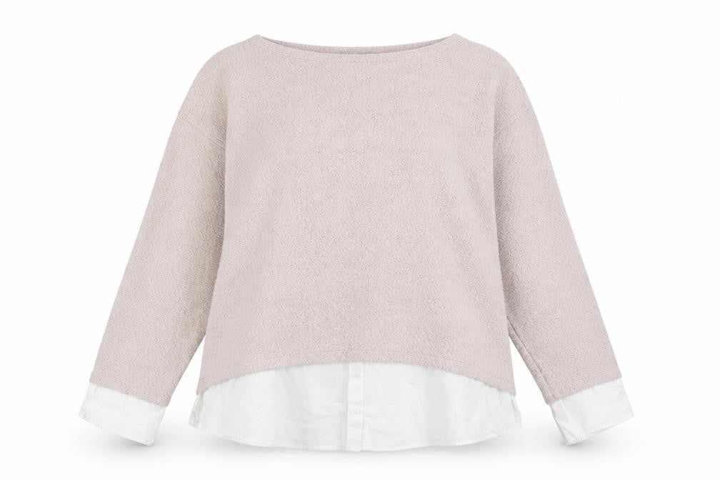 Marks & Spencer Womens Pink Round Neck Polyester Pullover Jumper Size 14
