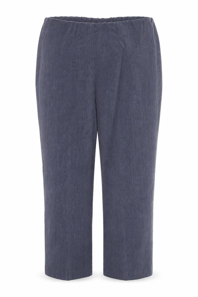 Bonmarché Womens Blue Polyester Trousers Size 12 L27 in Regular