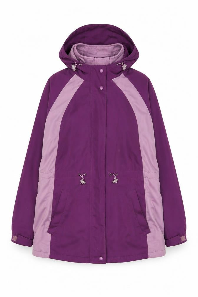 Bonmarché Womens Purple Jacket Size M Zip