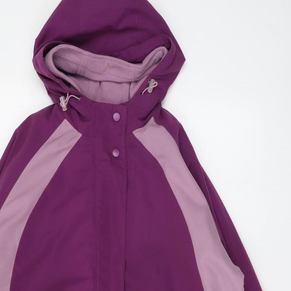 Bonmarché Womens Purple Jacket Size M Zip