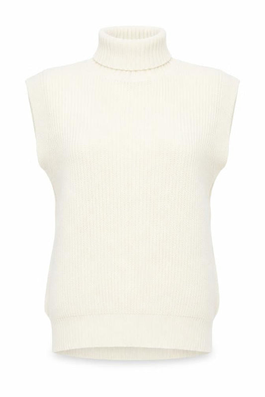 I SAW IT FIRST Womens Ivory Acrylic Jumper Dress Size S Roll Neck