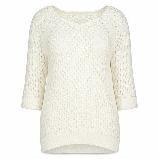 Peacocks Womens White Roll Neck Acrylic Pullover Jumper Size S