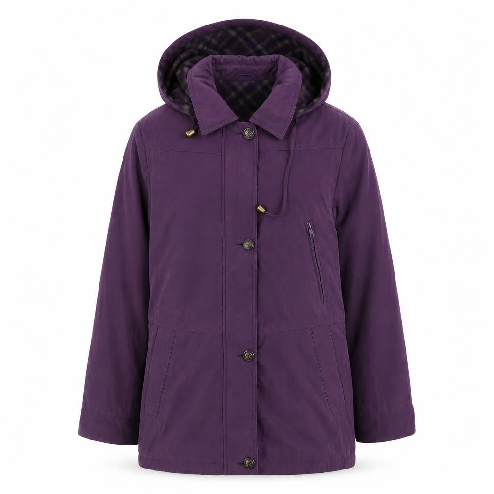Berkertex Womens Purple Jacket Size 10 Zip