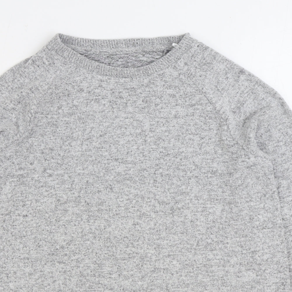 Primark Womens Grey Polyester Pullover Sweatshirt Size S Pullover