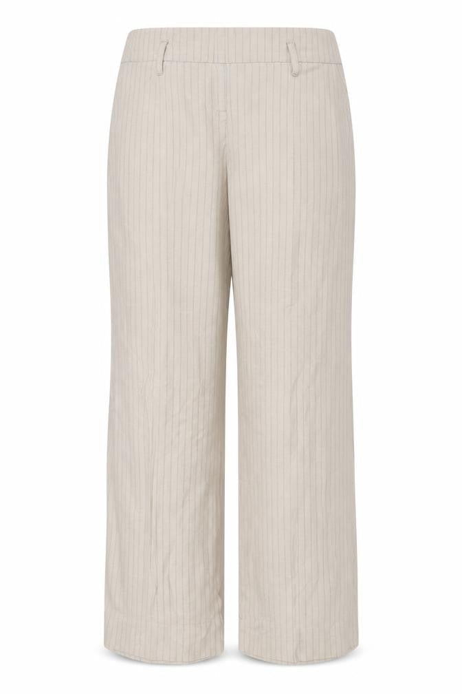 ORSAY Womens Beige Striped Cotton Trousers Size 36 in L31 in Regular