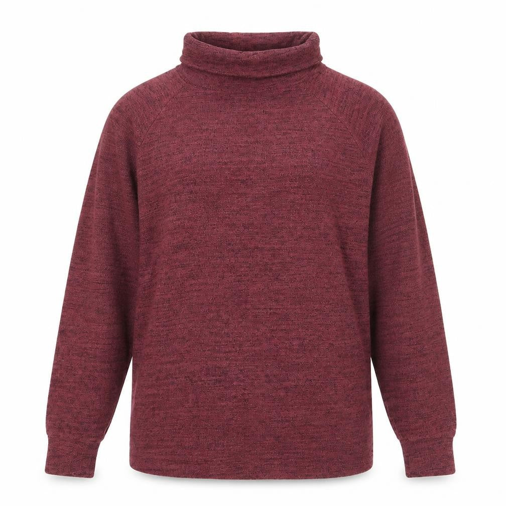 NEXT Womens Pink Roll Neck Cotton Pullover Jumper Size 10