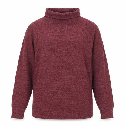 Next Womens Pink Roll Neck Cotton Pullover Jumper Size 10