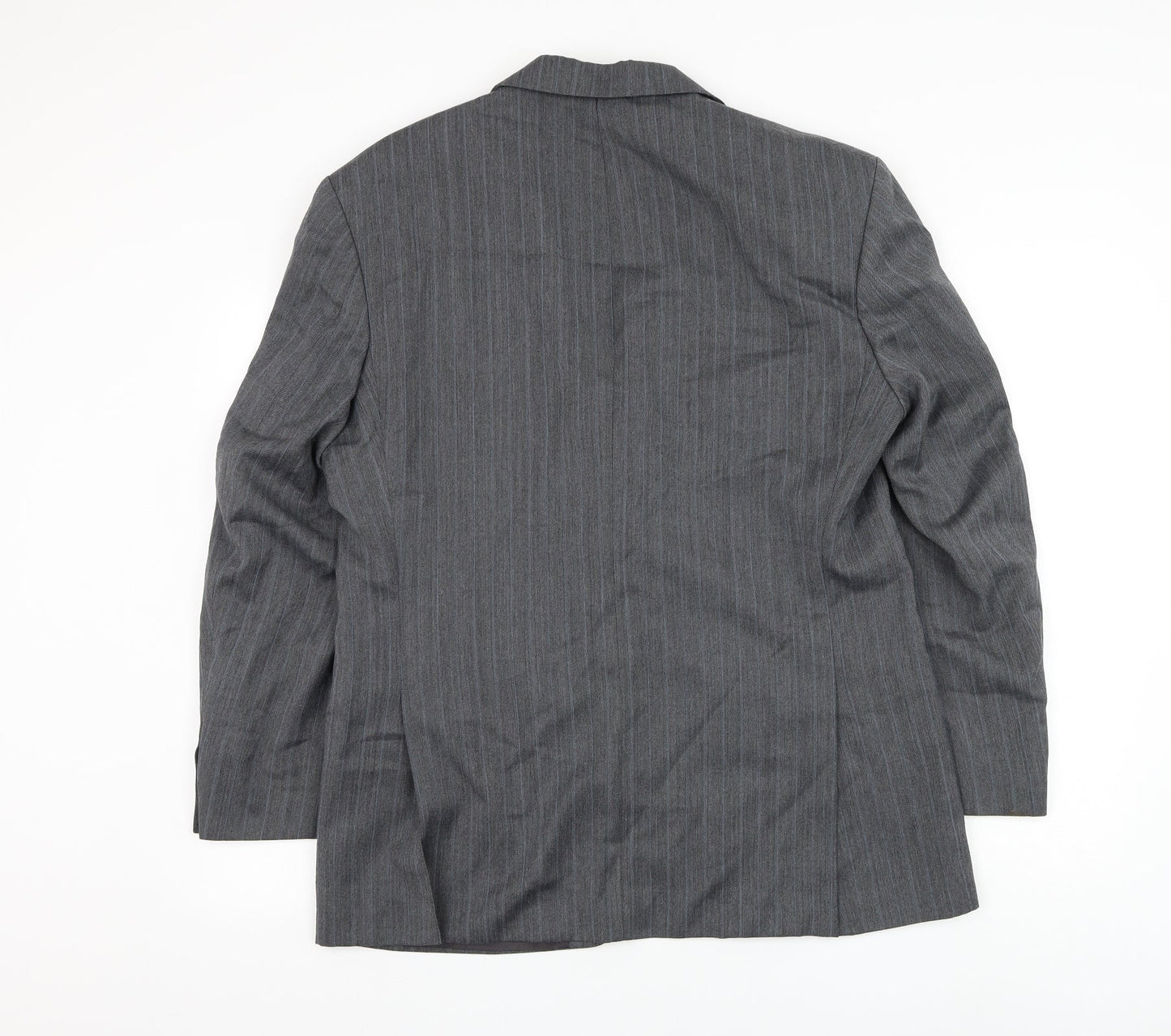 Marks and Spencer Mens Grey Polyester Jacket Suit Jacket Size 40