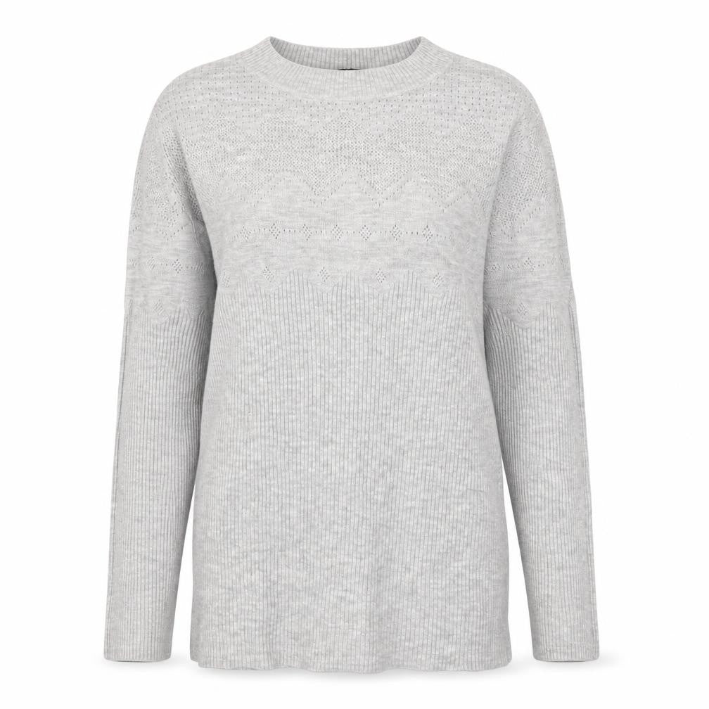 Warehouse Womens Grey High Neck Viscose Pullover Jumper Size 10