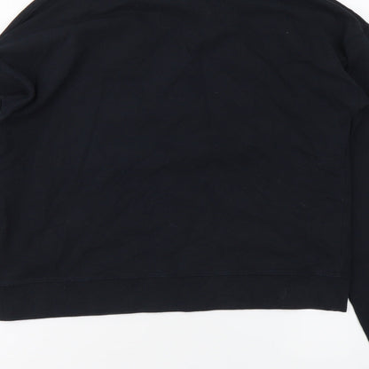 Jack Wills Womens Black Polyester Pullover Sweatshirt Size 6 Pullover