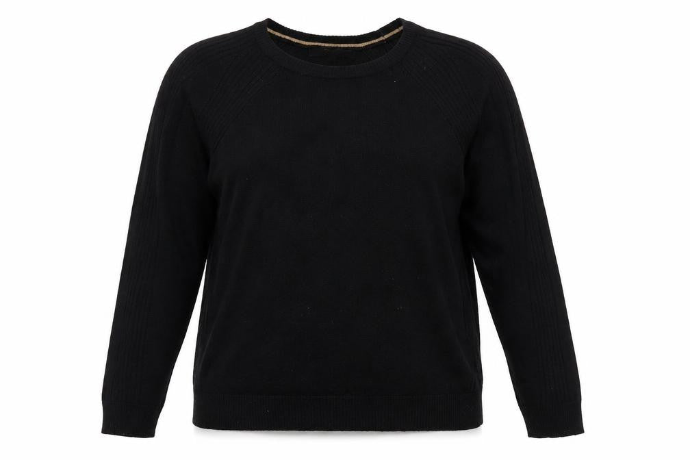 NEXT Womens Black Round Neck Polyester Pullover Jumper Size M