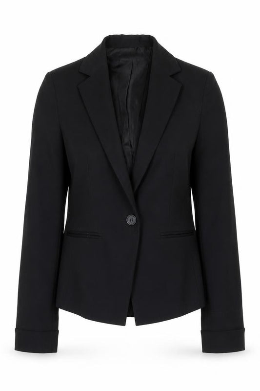 Atmosphere Womens Black Polyester Jacket Suit Size 8